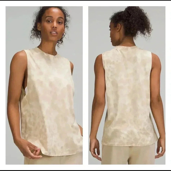 lululemon athletica Tops - Lululemon Loose Fit Scoop Neck All Yours Tie-Dye Tank Top